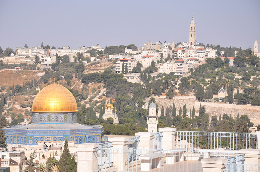 Východní Jeruzalém s Chrámovou horou